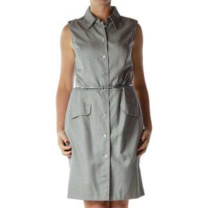 Calvin Klein Gray Career Wear Office Dress Size 12